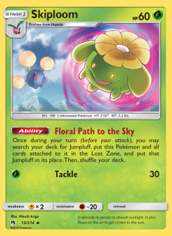 Skiploom - pokemon TCG Card