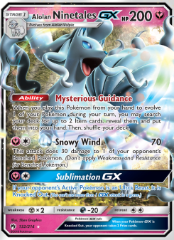 Alolan Ninetales GX - pokemon TCG Card