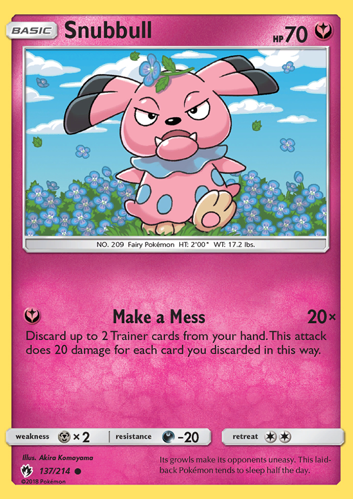 Snubbull - Pokémon TCG Card