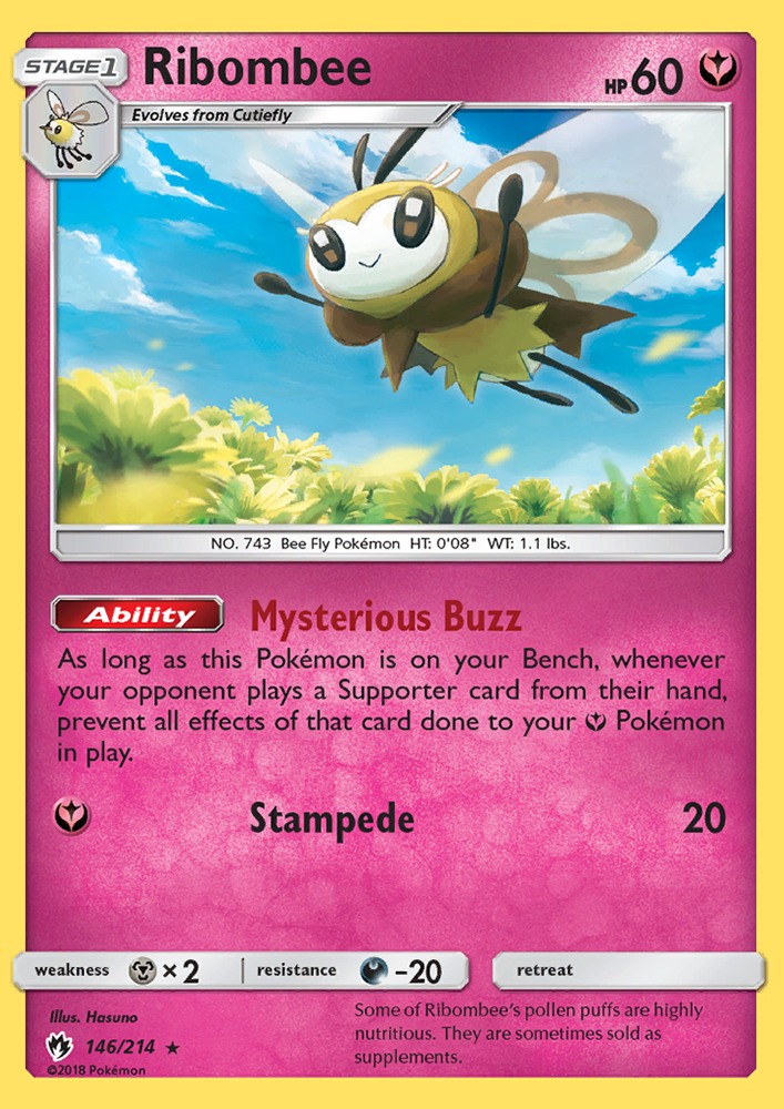 Ribombee - Pokémon TCG Card