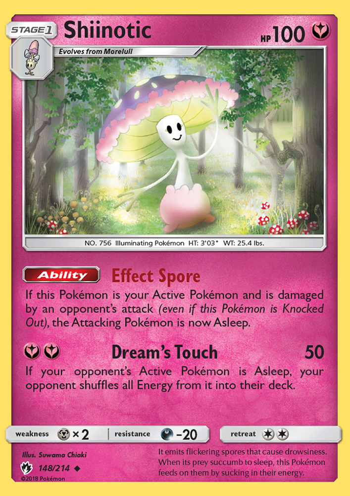 Shiinotic - Pokémon TCG Card
