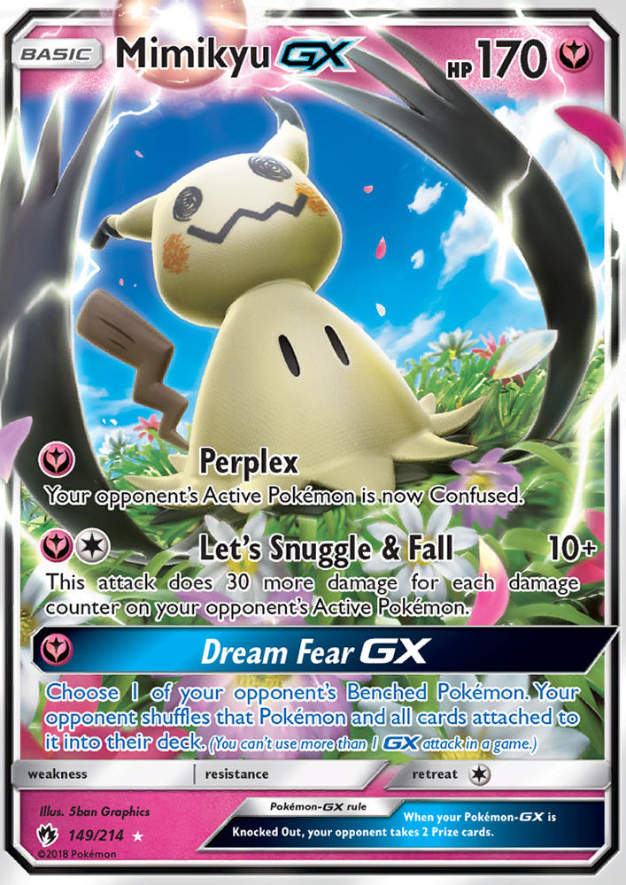 Mimikyu GX - Pokémon TCG Card