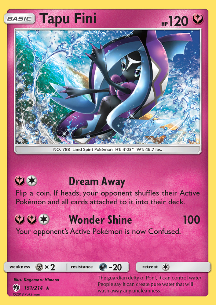 Tapu Fini - Pokémon TCG Card