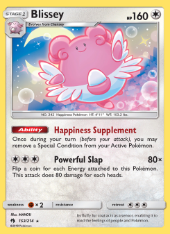 Blissey - pokemon TCG Card