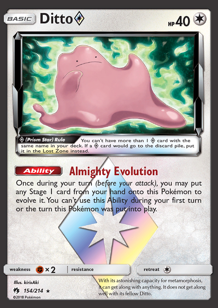 Ditto ◇ - Pokémon TCG Card