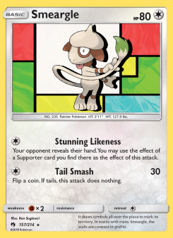 Smeargle - pokemon TCG Card