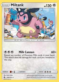 Miltank - pokemon TCG Card