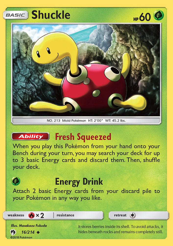 Shuckle - Pokémon TCG Card
