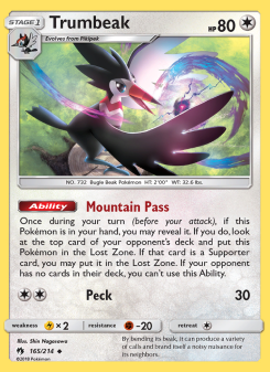 Trumbeak - pokemon TCG Card