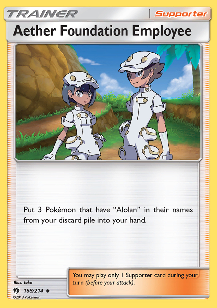 Aether Foundation Employee - Pokémon TCG Card
