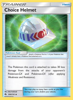 Choice Helmet - pokemon TCG Card