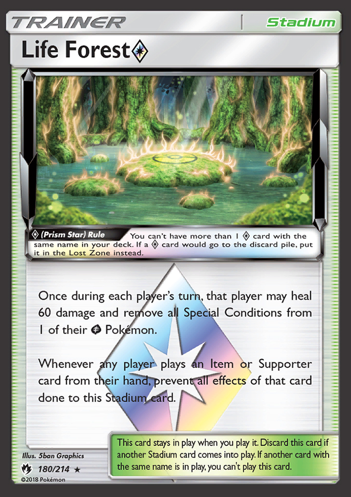 Life Forest ◇ - Pokémon TCG Card