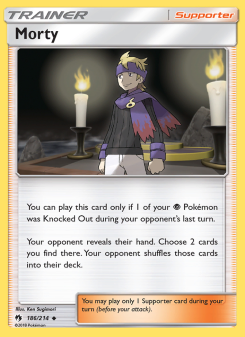 Morty - pokemon TCG Card
