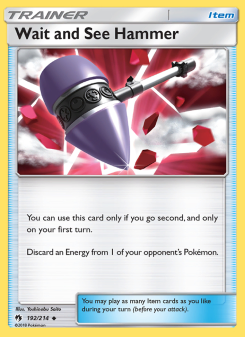 Wait and See Hammer - pokemon TCG Card