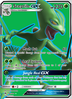 Sceptile GX - pokemon TCG Card