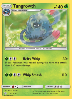 Tangrowth - pokemon TCG Card