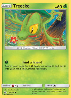 Treecko - pokemon TCG Card