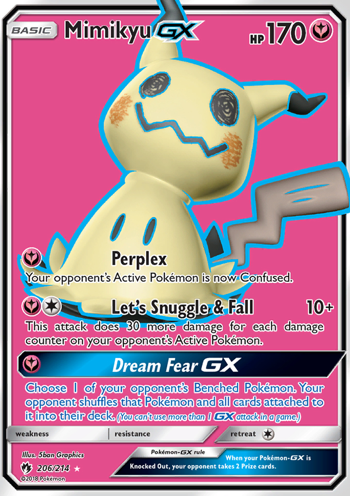 Mimikyu GX - Pokémon TCG Card