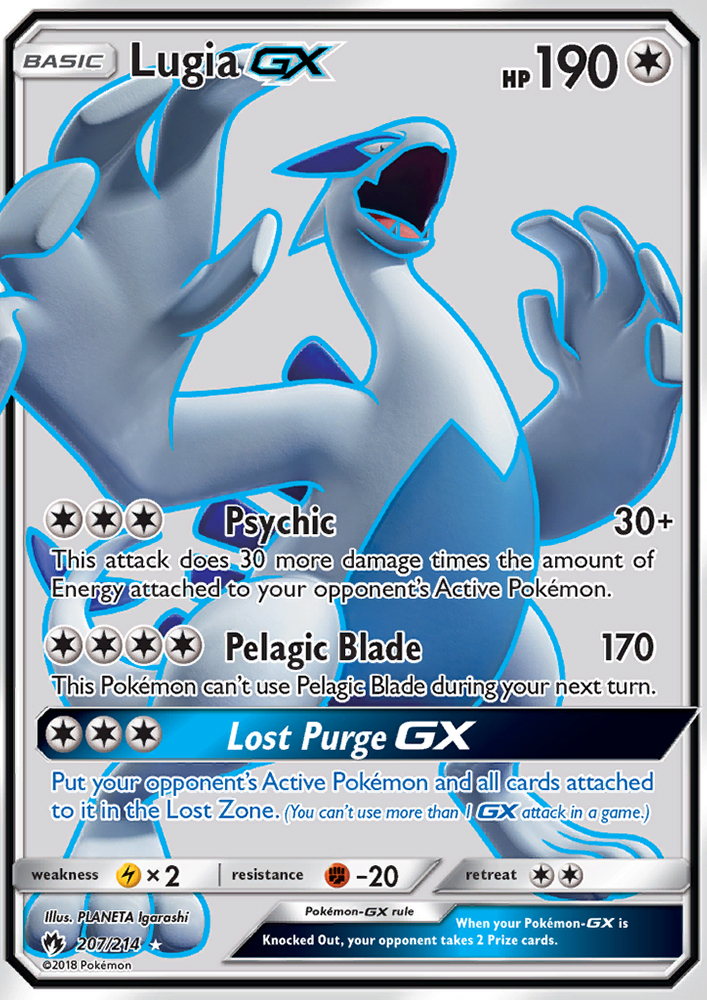Lugia GX - Pokémon TCG Card
