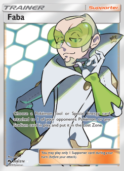 Faba - pokemon TCG Card