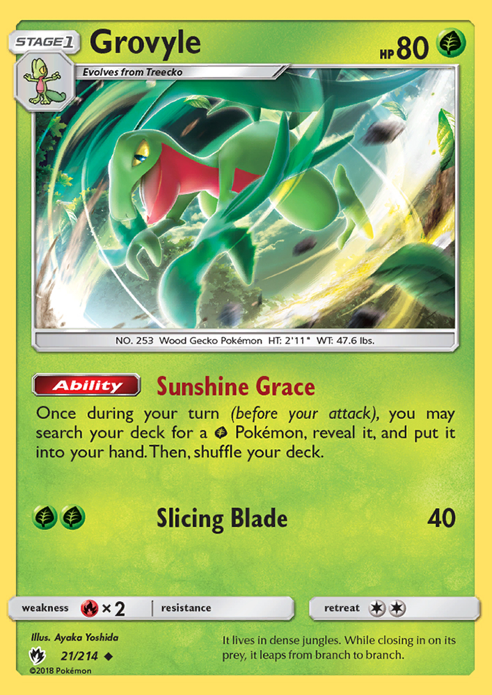 Grovyle - Pokémon TCG Card
