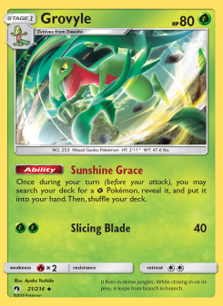 Grovyle - pokemon TCG Card