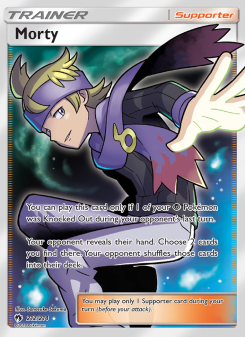 Morty - pokemon TCG Card
