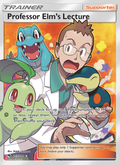 Professor Elm’s Lecture - pokemon TCG Card