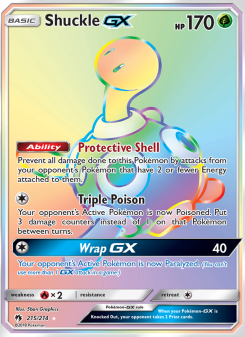 Shuckle GX - pokemon TCG Card