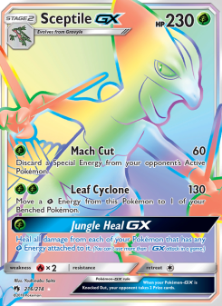Sceptile GX - pokemon TCG Card