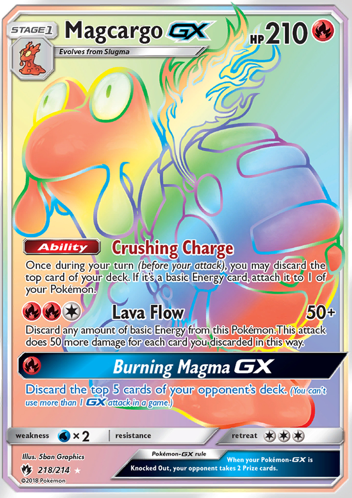 Magcargo GX - Pokémon TCG Card