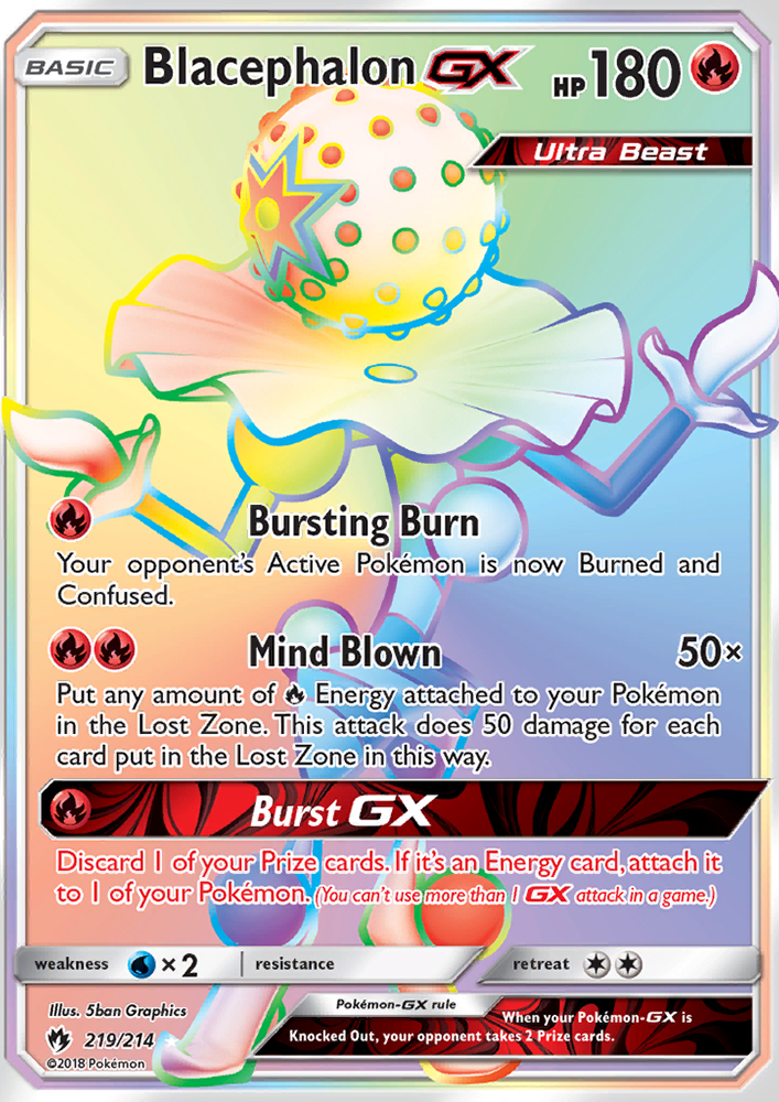 Blacephalon GX - Pokémon TCG Card