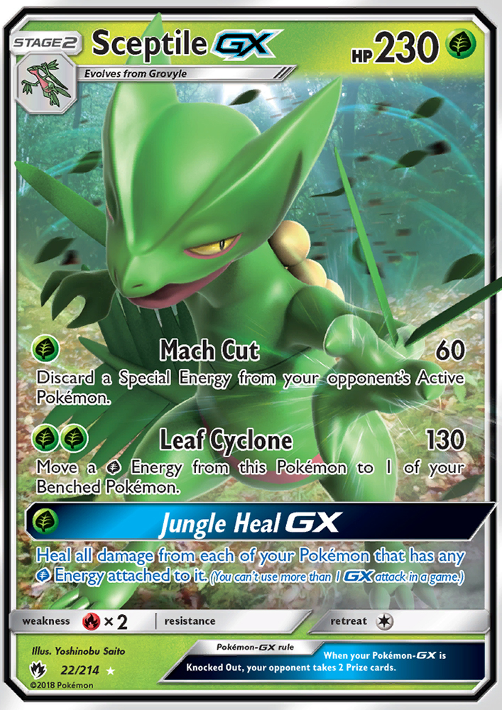 Sceptile GX - Pokémon TCG Card