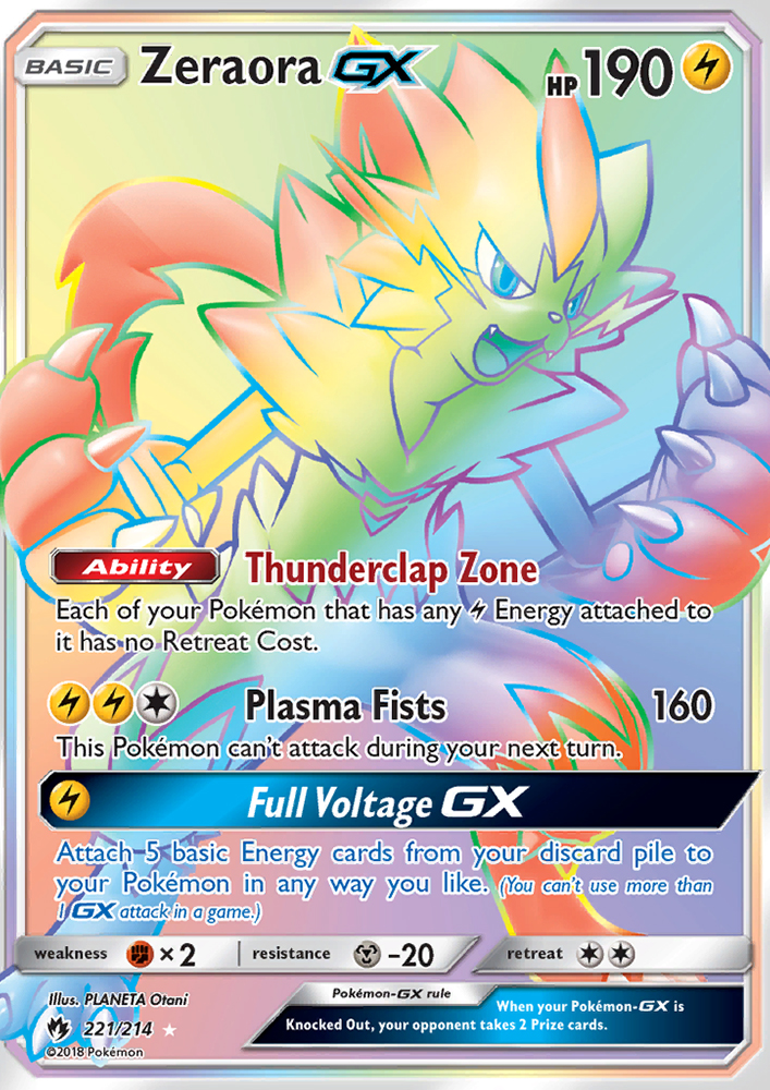 Zeraora GX - Pokémon TCG Card
