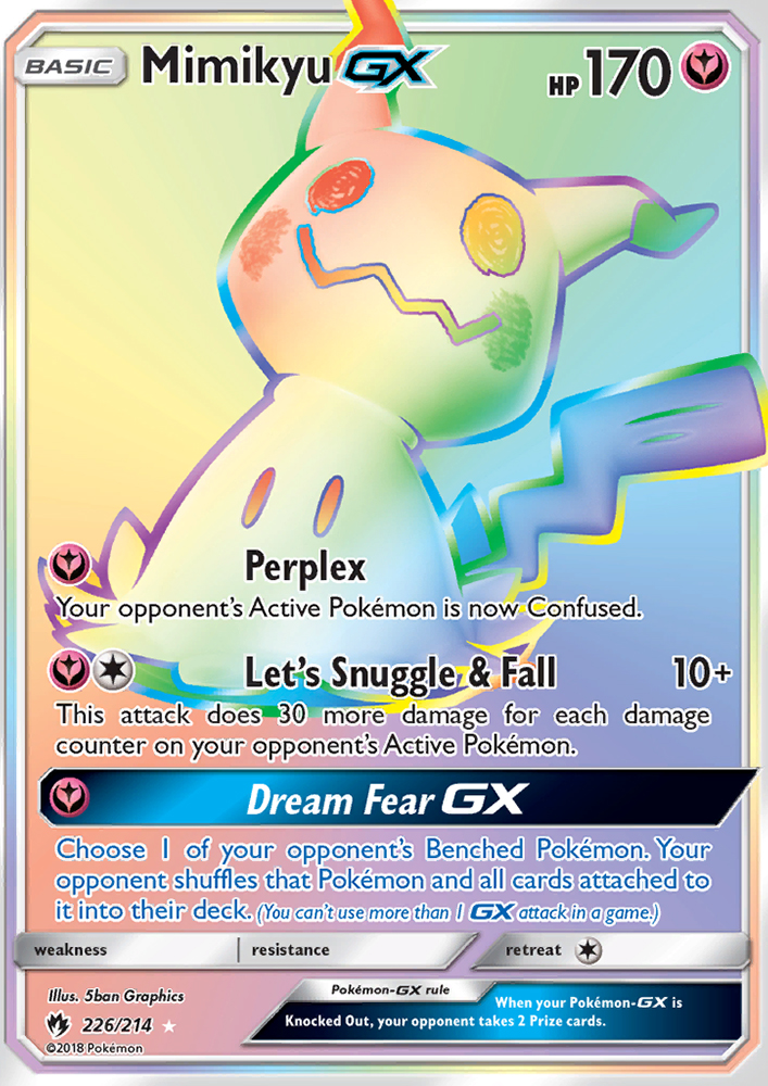Mimikyu GX - Pokémon TCG Card