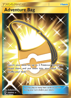 Adventure Bag - pokemon TCG Card