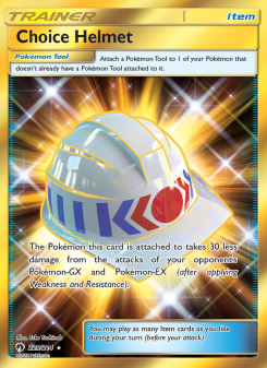 Choice Helmet - pokemon TCG Card