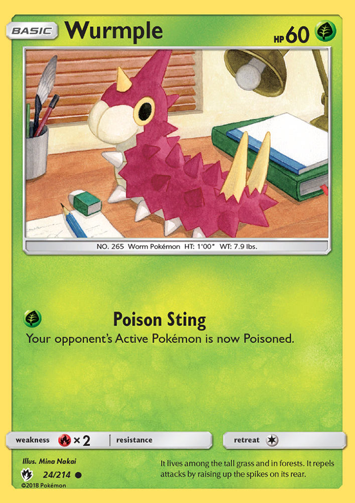 Wurmple - Pokémon TCG Card