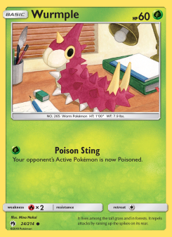 Wurmple - pokemon TCG Card