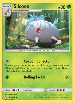 Silcoon - pokemon TCG Card