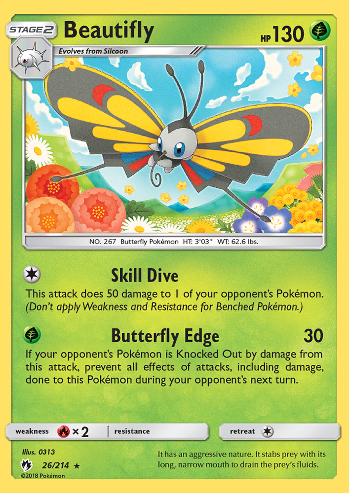 Beautifly - Pokémon TCG Card