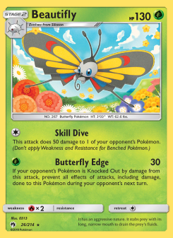 Beautifly - pokemon TCG Card