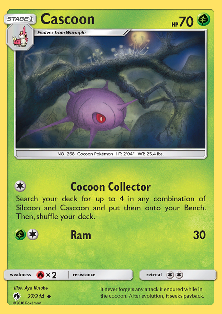 Cascoon - Pokémon TCG Card