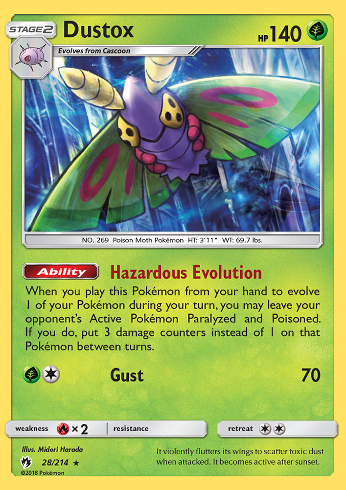 Dustox - Pokémon TCG Card