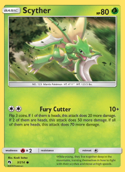 Scyther - pokemon TCG Card