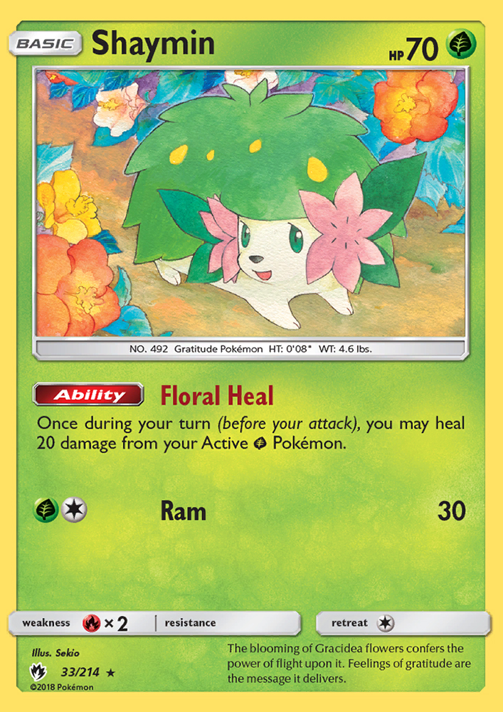 Shaymin - Pokémon TCG Card
