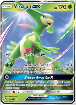 Virizion GX - pokemon TCG Card