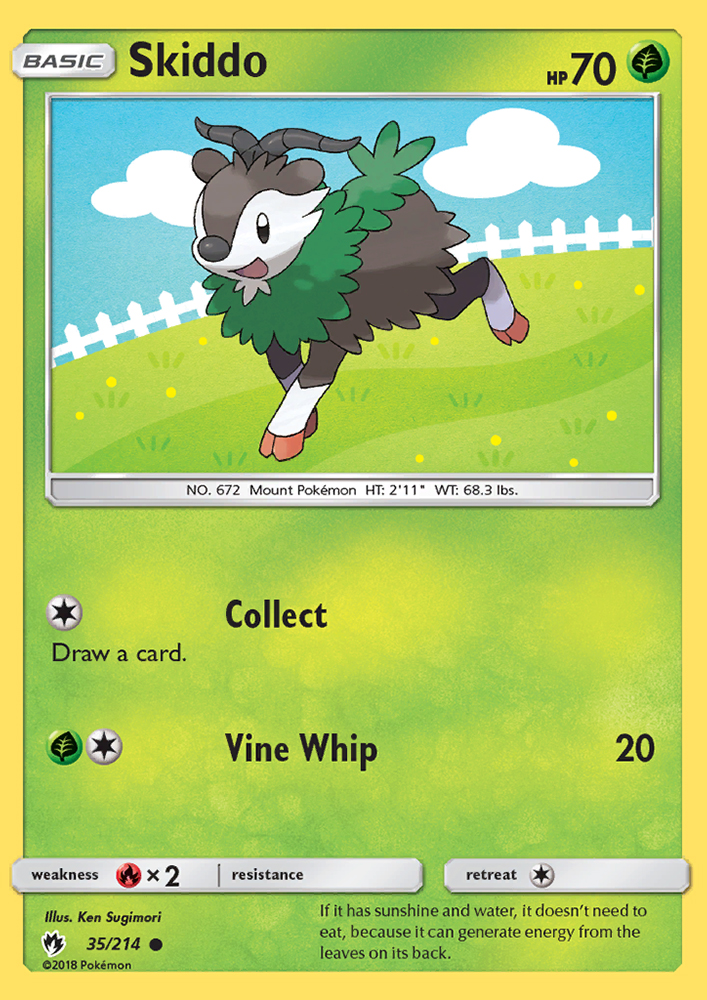 Skiddo - Pokémon TCG Card