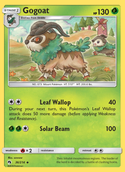 Gogoat - pokemon TCG Card