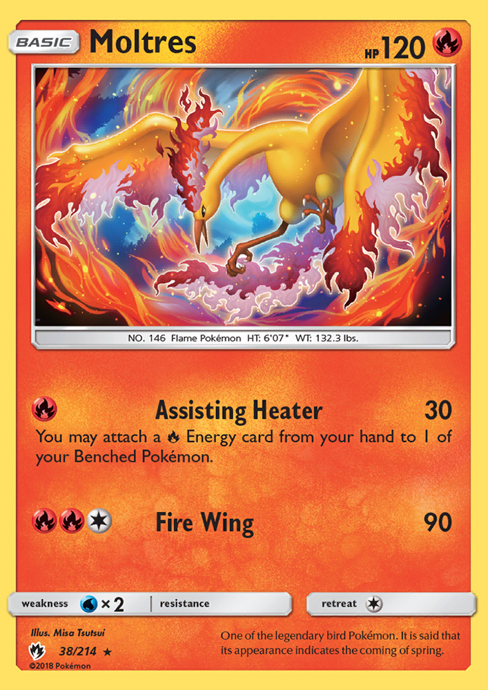 Moltres - Pokémon TCG Card
